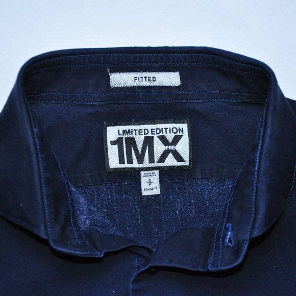 Express Blue Fade Fitted Shirt Limited Edition 1MX - Picture 4 of 4